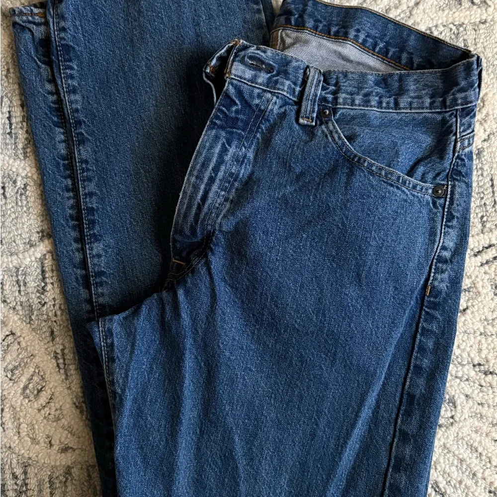 Ralph Lauren Double RL Relaxed Blue Jeans - Picture 2 of 7